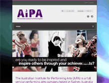 Tablet Screenshot of aipa.com.au